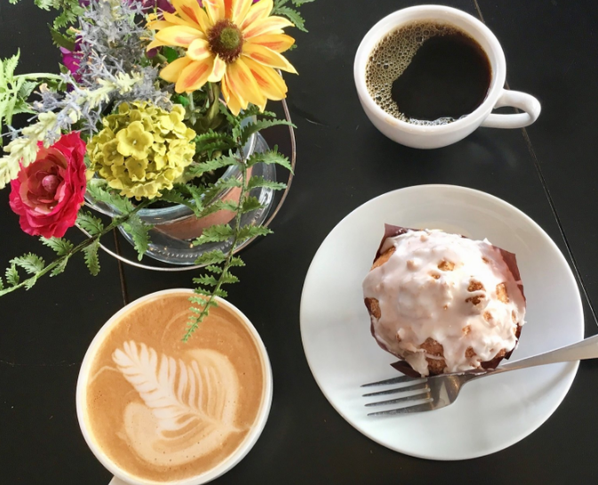 A+featured+selection+of+treats+courtesy+of+Coffee+Cup+Overflowing.+