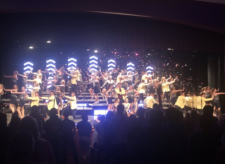 Legacy Show Choir receives a standing ovation following their performance at the first annual Legacy Championship.