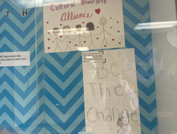 Cultural Diversity Club members created posters to help promote inclusivity and acceptance.
