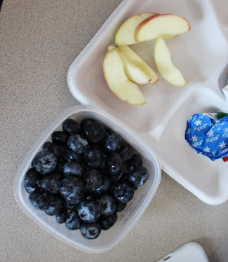 Fruit from a Ross High School students lunch