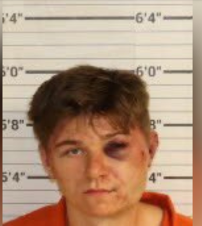 Jackson Hopper's mugshot after being arrested.