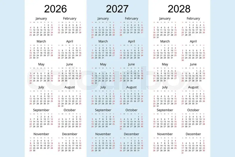 Ross School Calendar for the Next 3 Years